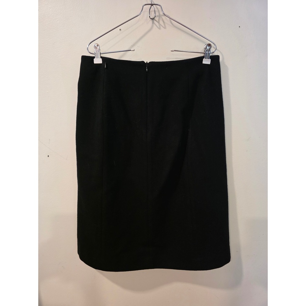 Jackpot by Carli Gry Womens Black Wool Blend Lined Pencil Skirt Size 3